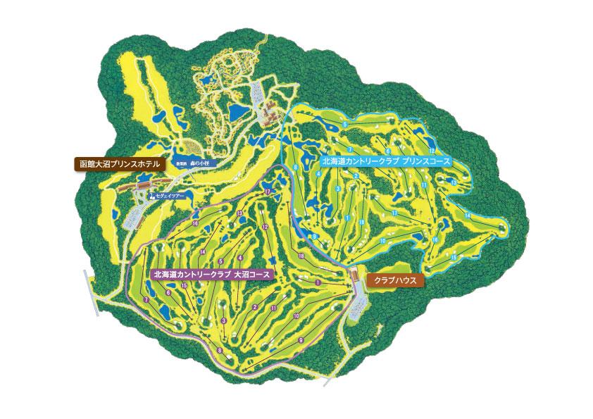 ホテル⇔北海道カントリークラブ⇔大沼公園駅のシャトルバス時刻表はこちら