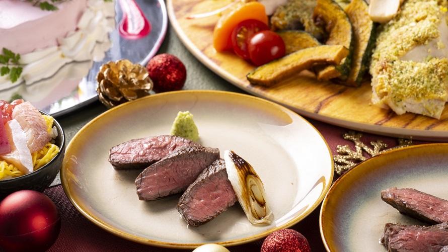 【クリスマス特別プレート】近江牛の鉄板焼き