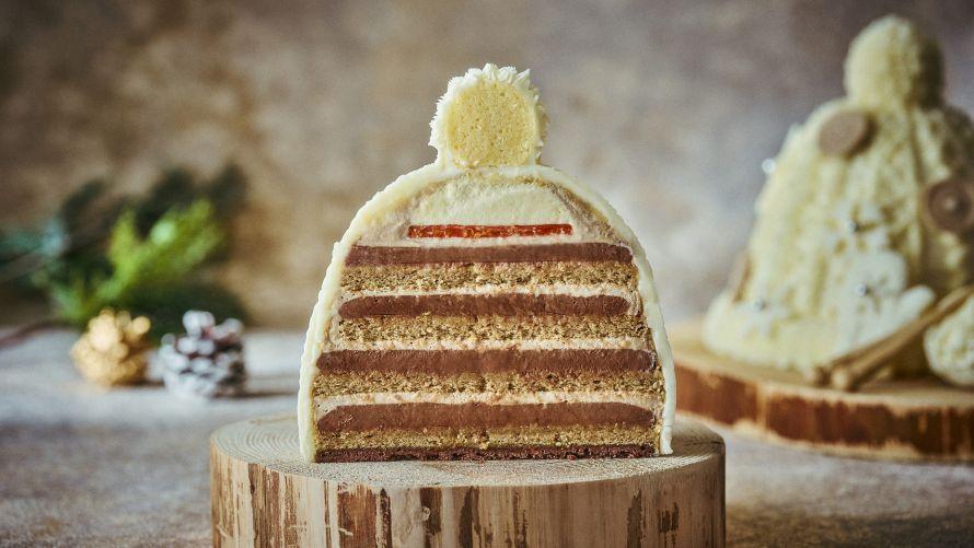 Christmas Knit Cakeの断面イメージ