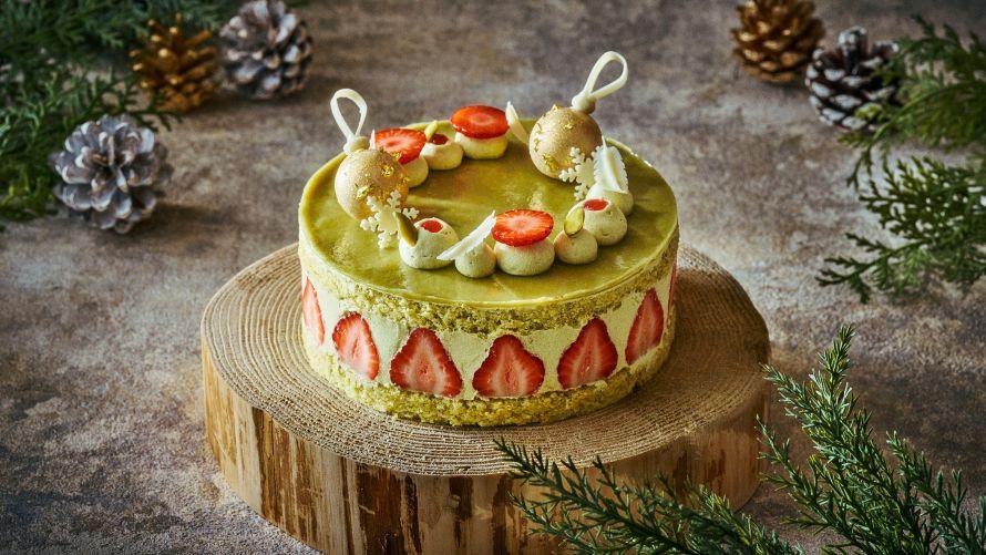 Christmas Pistachio Vegan Cakeイメージ