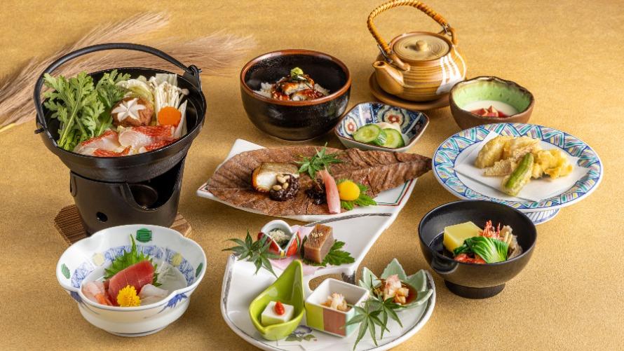 ご夕食イメージ　季節の食材を使用した日本食料理