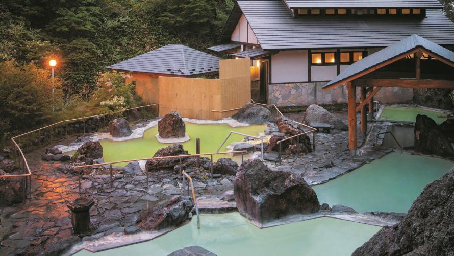 石庭露天風呂の画像