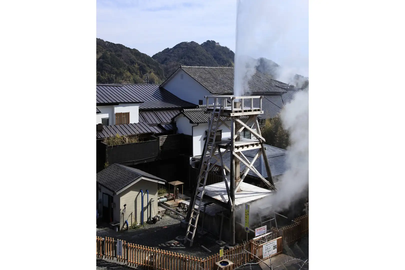 迫力の噴き上がり