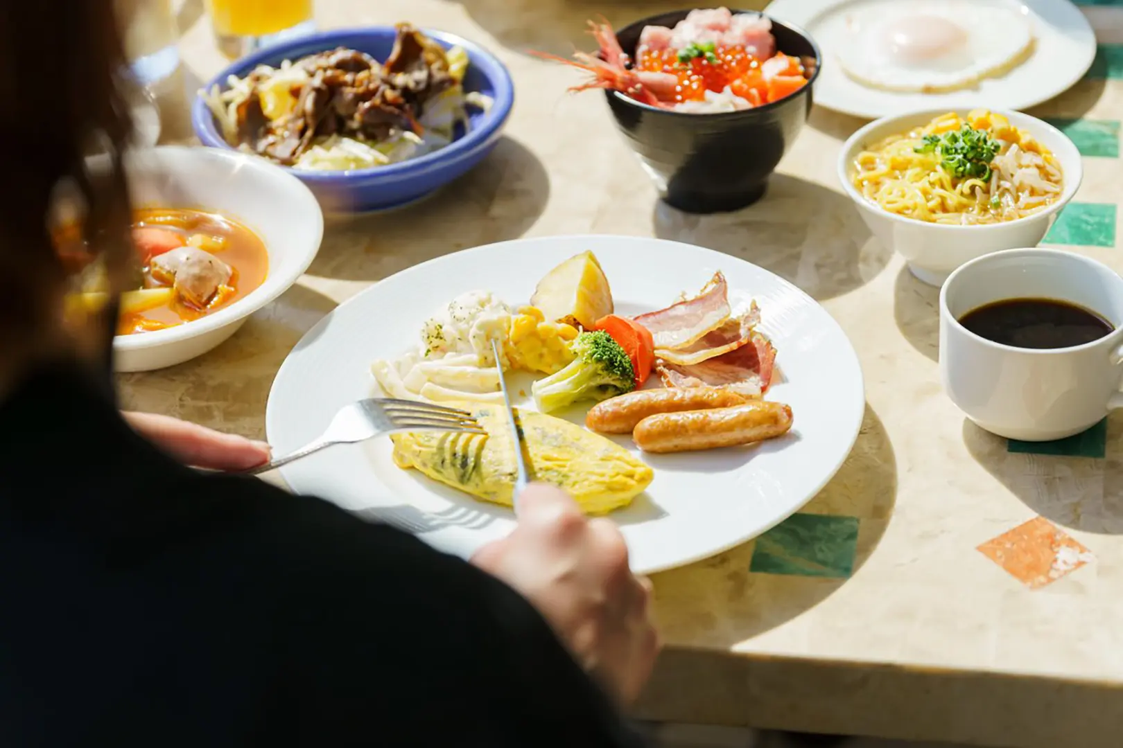 朝食ブッフェ